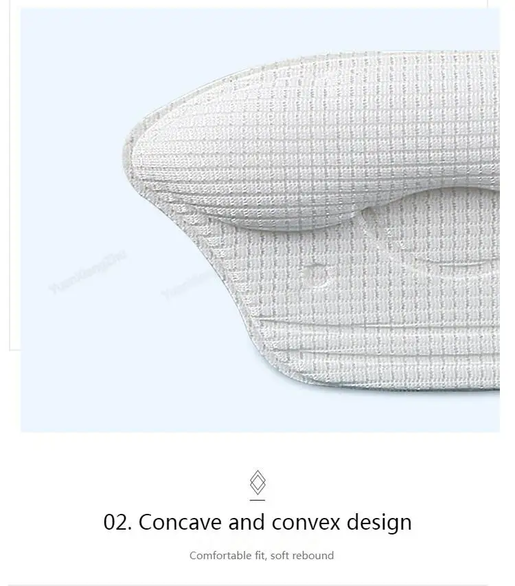 New upgrade Heel Protectors Womens Shoes Anti-drop heel and anti-wear feet Shoe Pads for High Heels Adjust Size Shoes Insoles