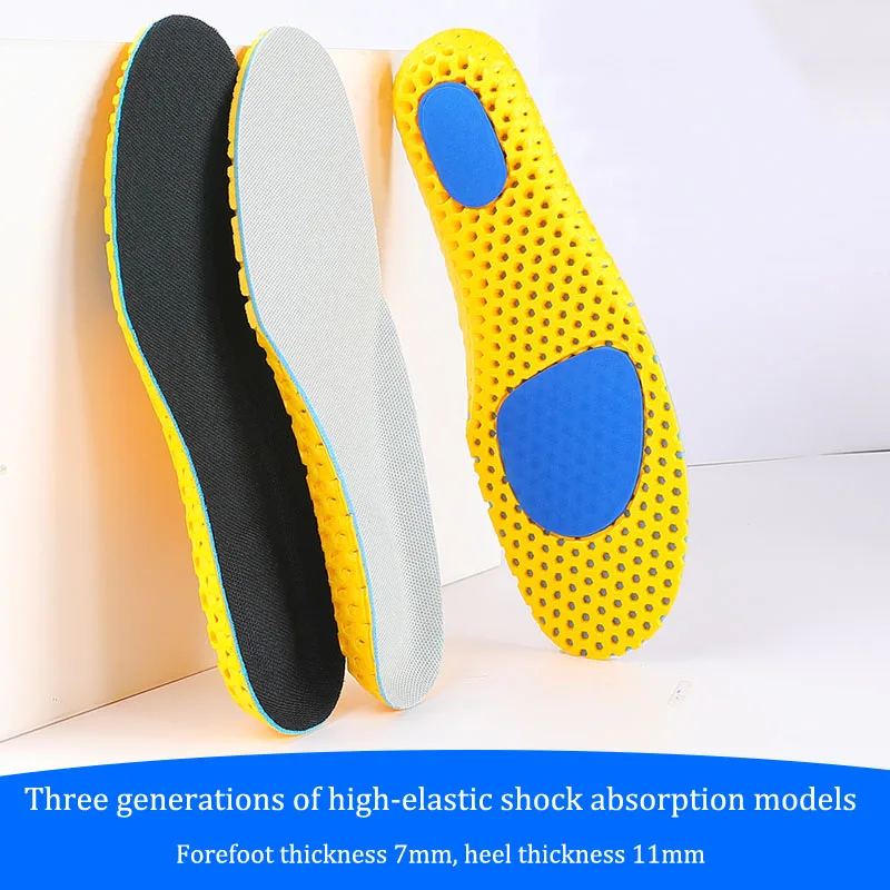 Sport Insoles for Shoes Men Women Soft Memory Foam Running Insole Comfortable Breathable Shoe Pads Shock Absorption Shoe Sole