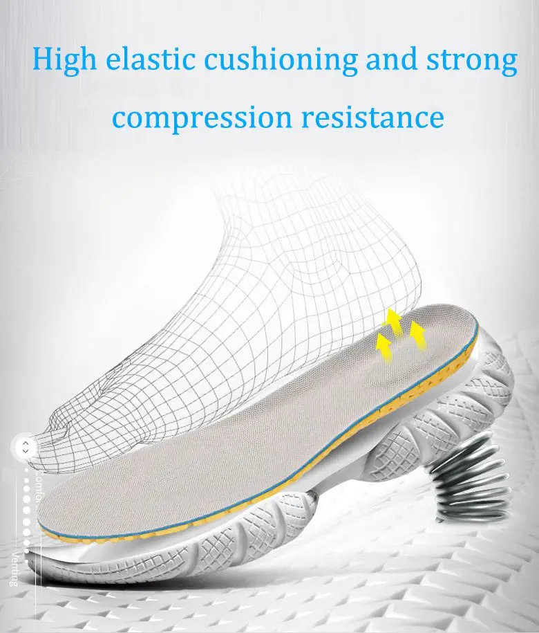 Sport Insoles for Shoes Men Women Soft Memory Foam Running Insole Comfortable Breathable Shoe Pads Shock Absorption Shoe Sole