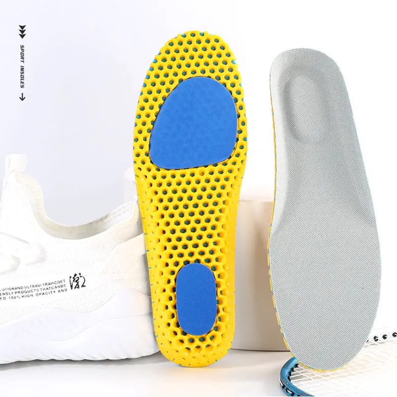 Sport Insoles for Shoes Men Women Soft Memory Foam Running Insole Comfortable Breathable Shoe Pads Shock Absorption Shoe Sole