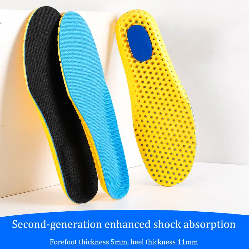 Sport Insoles for Shoes Men Women Soft Memory Foam Running Insole Comfortable Breathable Shoe Pads Shock Absorption Shoe Sole