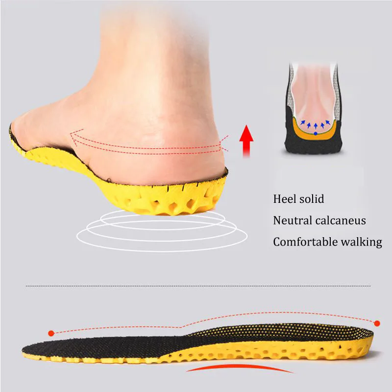 Sport Insoles for Shoes Men Women Soft Memory Foam Running Insole Comfortable Breathable Shoe Pads Shock Absorption Shoe Sole