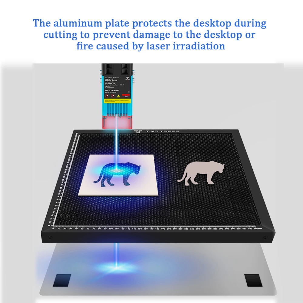 Laser Enquipment Parts Honeycomb Working Table For CO2Cutting Machine/Laser Engraver TT- 5.5S 320x220/300x300/400x400/430x400mm