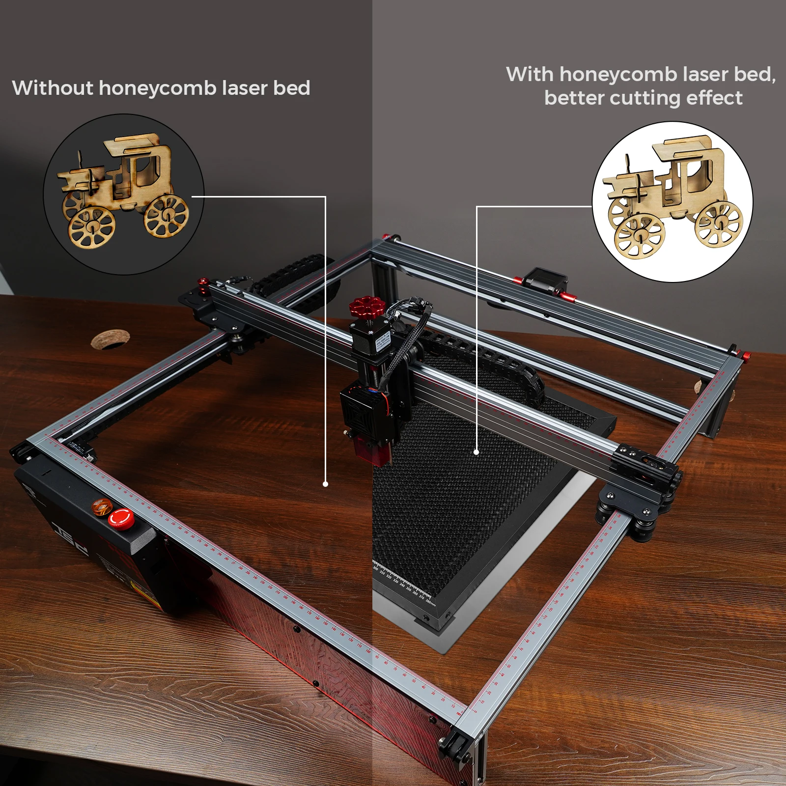 Laser Enquipment Parts Honeycomb Working Table For CO2Cutting Machine/Laser Engraver TT- 5.5S 320x220/300x300/400x400/430x400mm