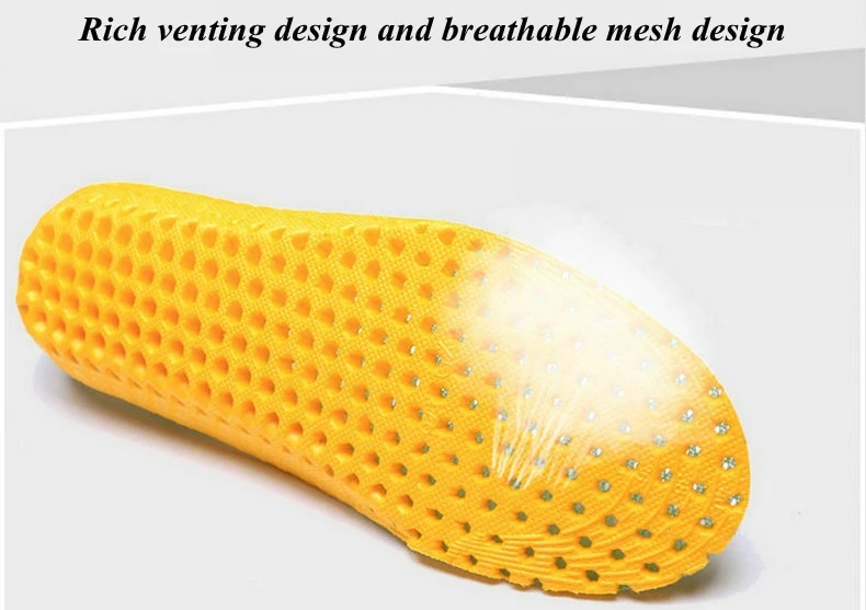 1Pair Honeycomb Breathable Shock absorbing Insole for Feet EVA Sports Shoes Insoles Arch Support Plantar Fasciitis Shoe Pads