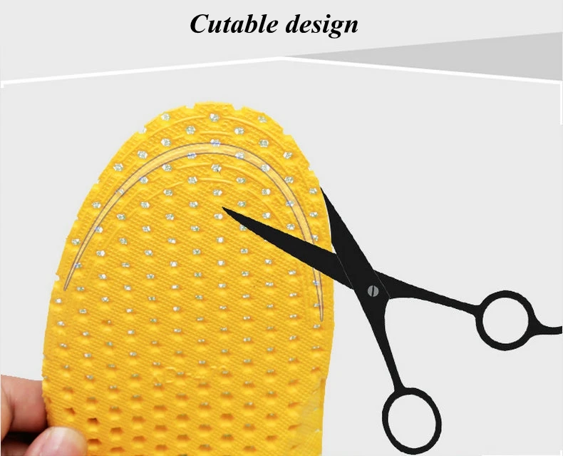 1Pair Honeycomb Breathable Shock absorbing Insole for Feet EVA Sports Shoes Insoles Arch Support Plantar Fasciitis Shoe Pads