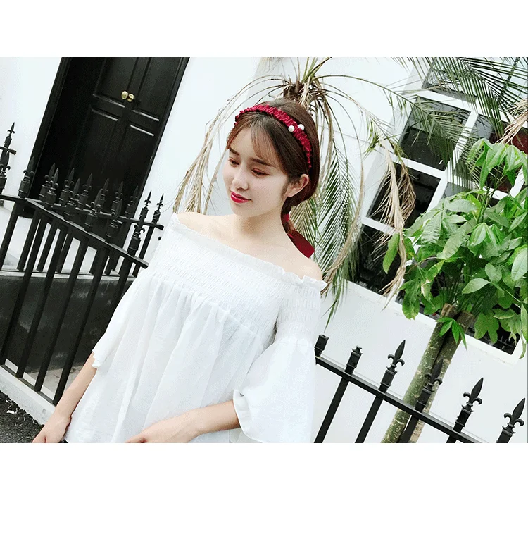 New Tassel Hairband Novelty Hair Bezel For Women Girls Sweet Bow Simple streamer Headband Pandent Headband Hair Accessories