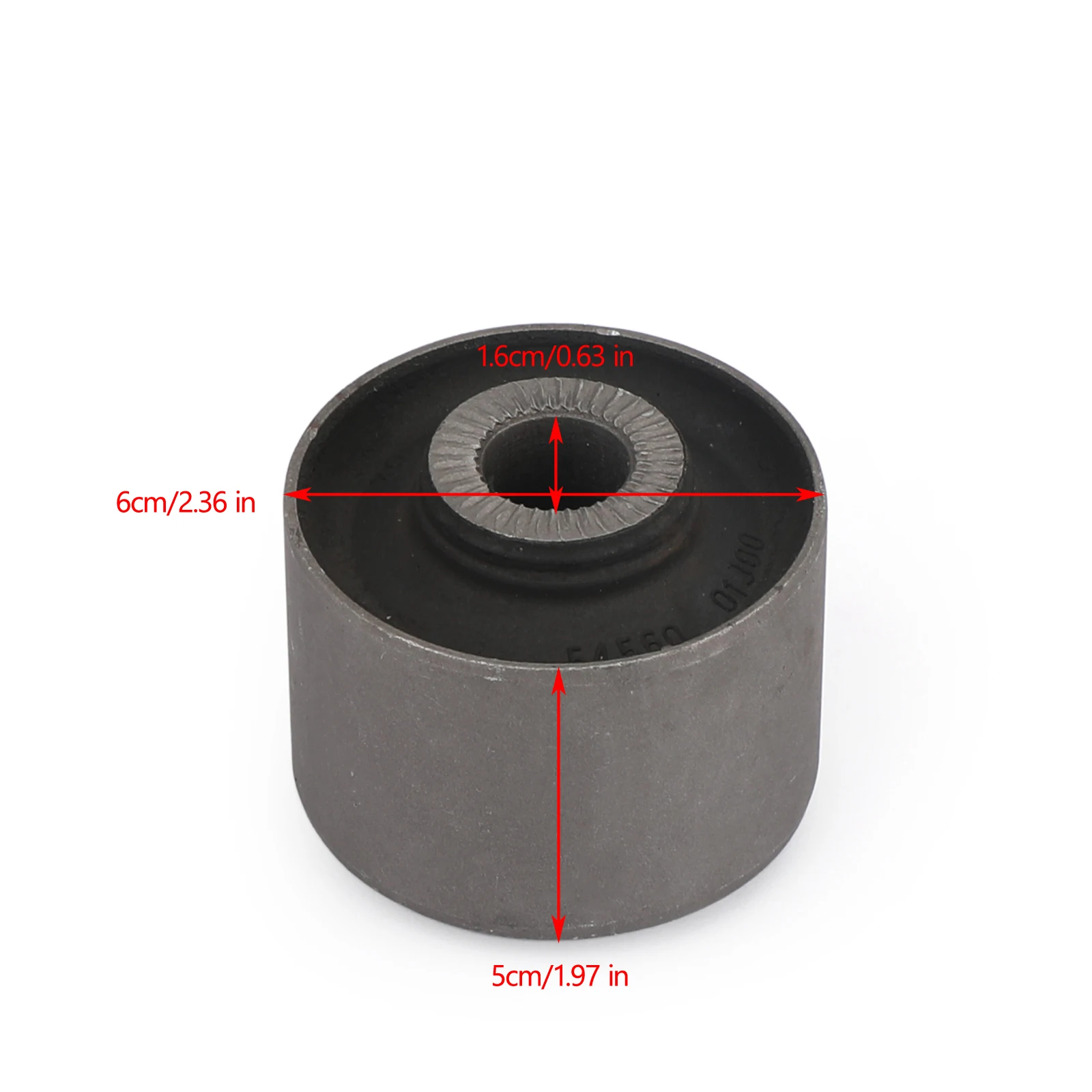 Areyourshop 4pcs Radius Arm Suspension Bush for NISSAN Y60 GQ Y61 GU Patrol 54560-01J00 54560-VB011 54560-VB012 Car Parts