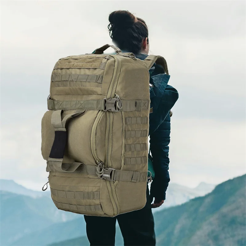LQARMY 25L Travel Backpack Military MOLLE Duffel Bag Army Rucksacks Outdoor Waterproof Sports Backpacks Luggage Hiking Gym Bag