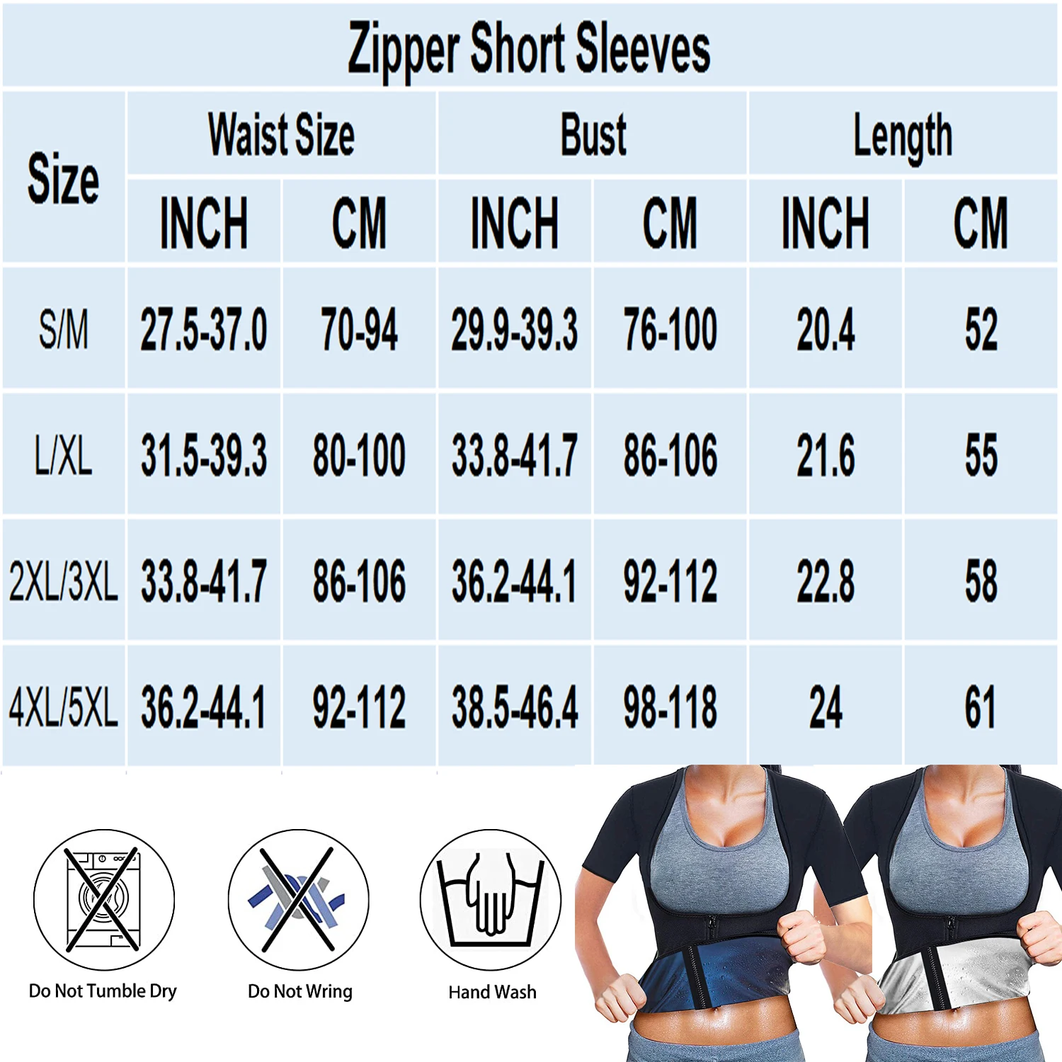 Sauna Shirt for Women Sauna Short Sleeve Sweat Vest Weight Loss Sauna Suit Training Slimming Body Shaper Workout Heat Trapping