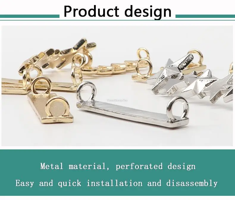 Simple Metal Shoe Charms Fashion Gold silver Sneaker Charms Girl Gift Shoe decoration DIY Shoelaces Buckles Shoes Accesories