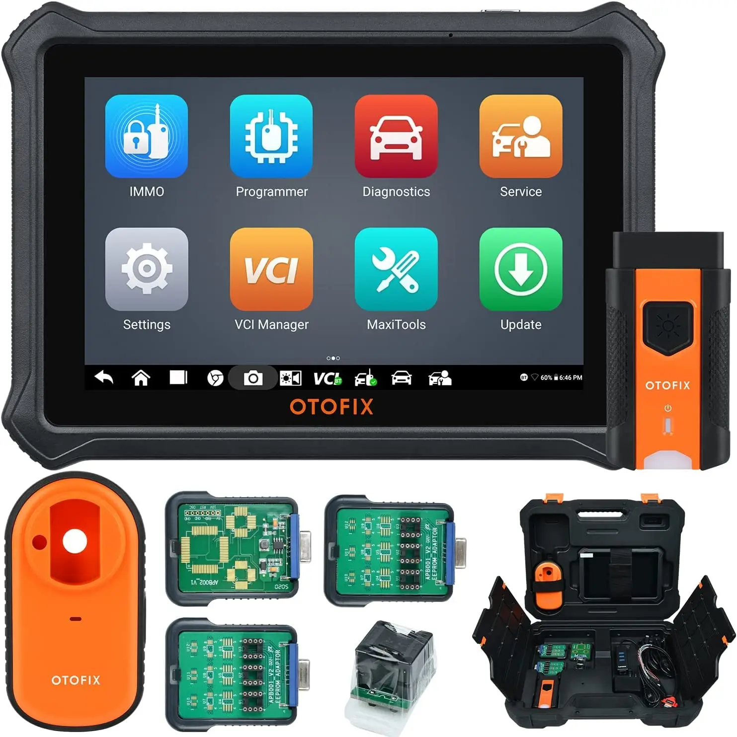 OTOFIX IM1 XP1 Por Automotive Key FOB Programming Tool Immobilizer Programmer Diagnostic Tool Full System Scanner 2 Year Update