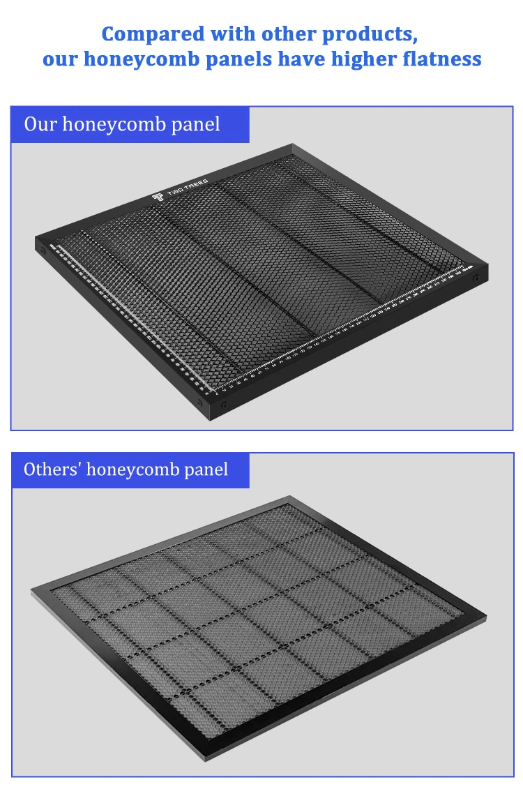 EU Warehouse Honeycomb Working Table Laser Enquipment Parts For CO2 Cutting Machine/Laser Engraver 400x400/430x400mm CNC Parts