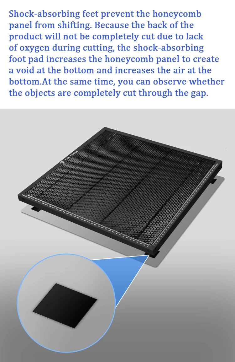 EU Warehouse Honeycomb Working Table Laser Enquipment Parts For CO2 Cutting Machine/Laser Engraver 400x400/430x400mm CNC Parts