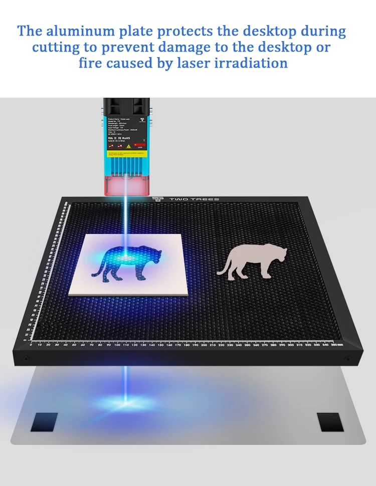 EU Warehouse Honeycomb Working Table Laser Enquipment Parts For CO2 Cutting Machine/Laser Engraver 400x400/430x400mm CNC Parts