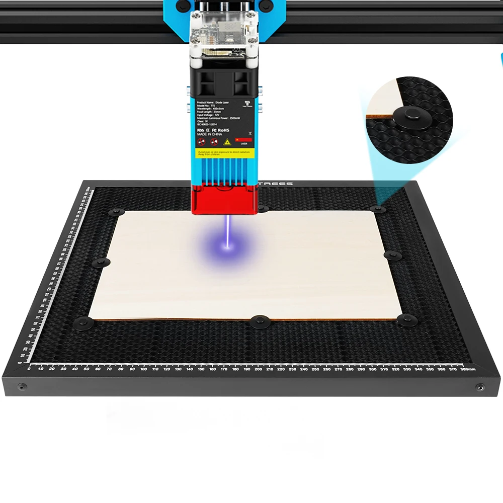 EU Warehouse Honeycomb Working Table Laser Enquipment Parts For CO2 Cutting Machine/Laser Engraver 400x400/430x400mm CNC Parts