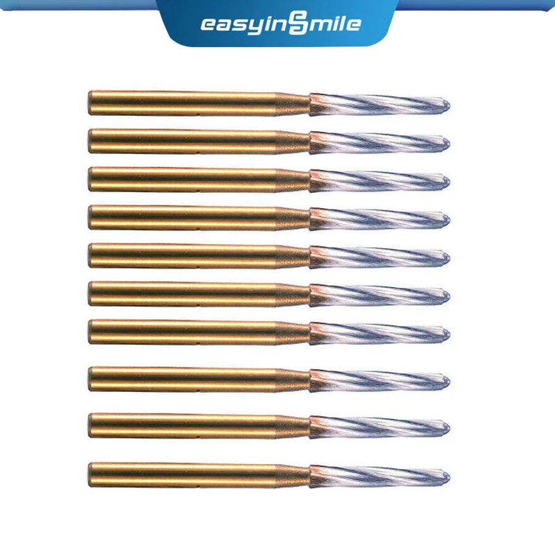 10pcs/pack Easyinsmile Endo-Z Bur Dental Carbide Tungsten 1.4*23mm Surgical Cutter