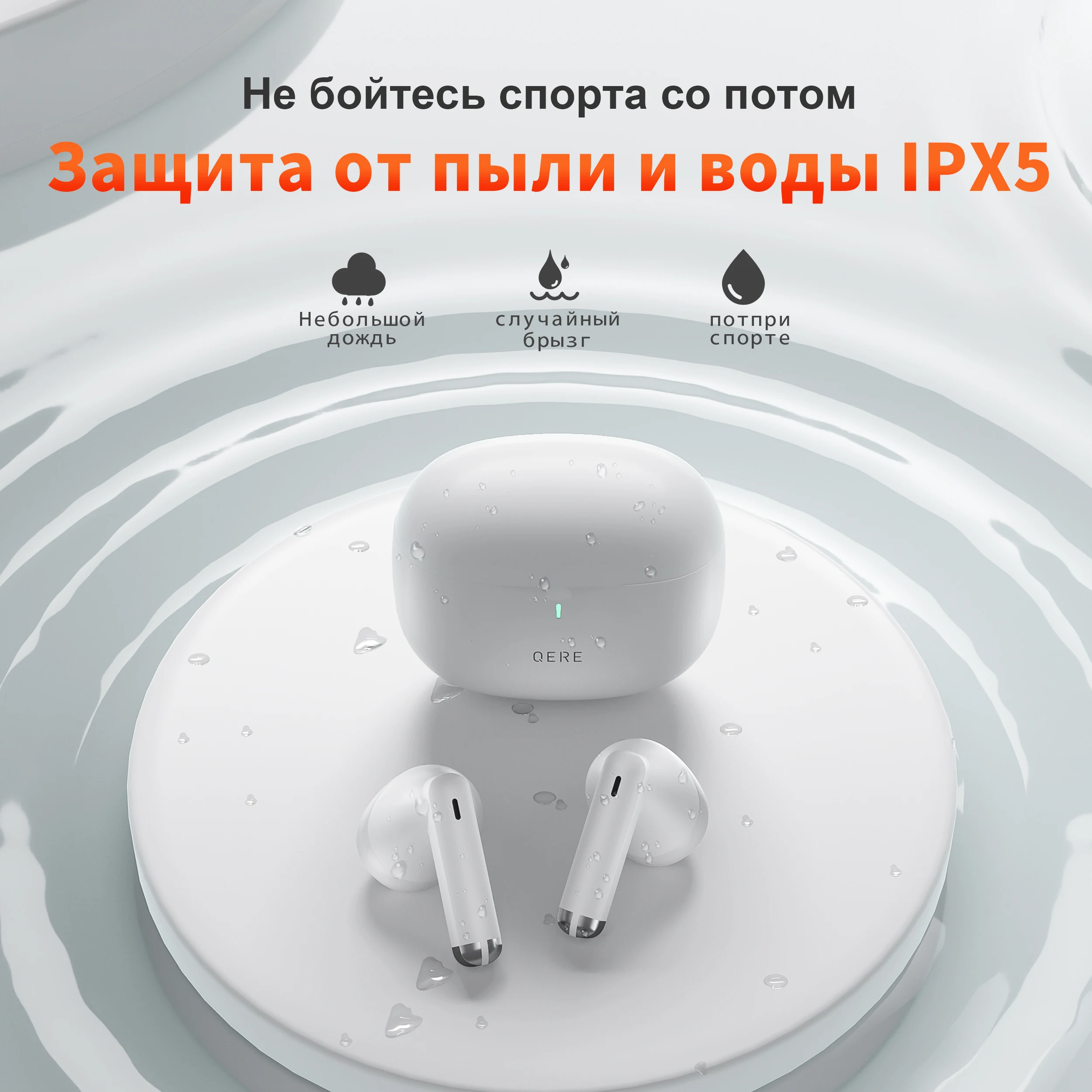 Wireless Headphones,QERE E28,NEW TWS Bluetooth 5.3,HD Microphone,HIFI Earphones,13mm Driver,Low Latency gaming waterproof Earbud