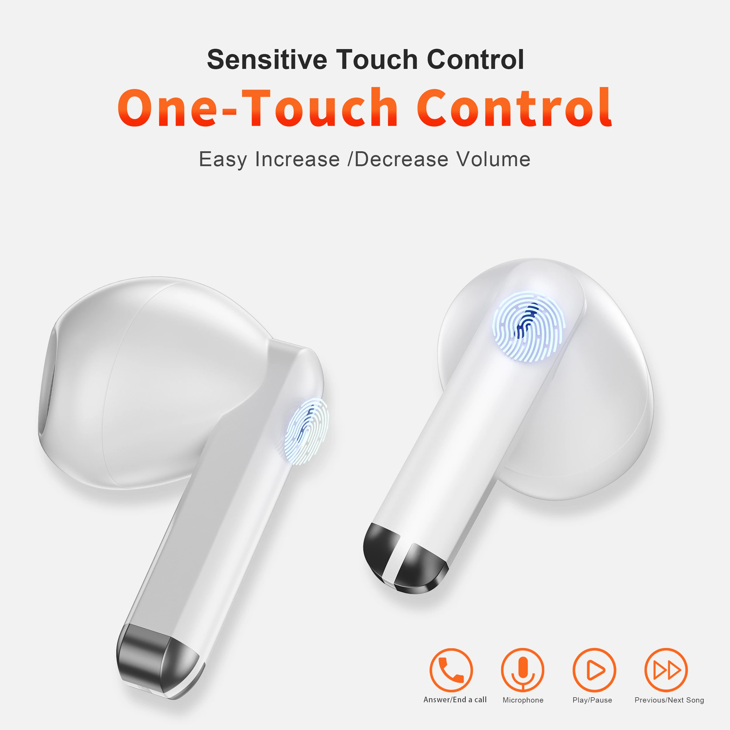 Wireless Headphones,QERE E28,NEW TWS Bluetooth 5.3,HD Microphone,HIFI Earphones,13mm Driver,Low Latency gaming waterproof Earbud