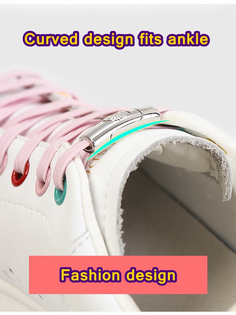 New Magnetic ShoeLaces No Tie Shoes lace Elastic Locking ShoeLace Special Creative Kids Adult Unisex Sneakers Laces strings