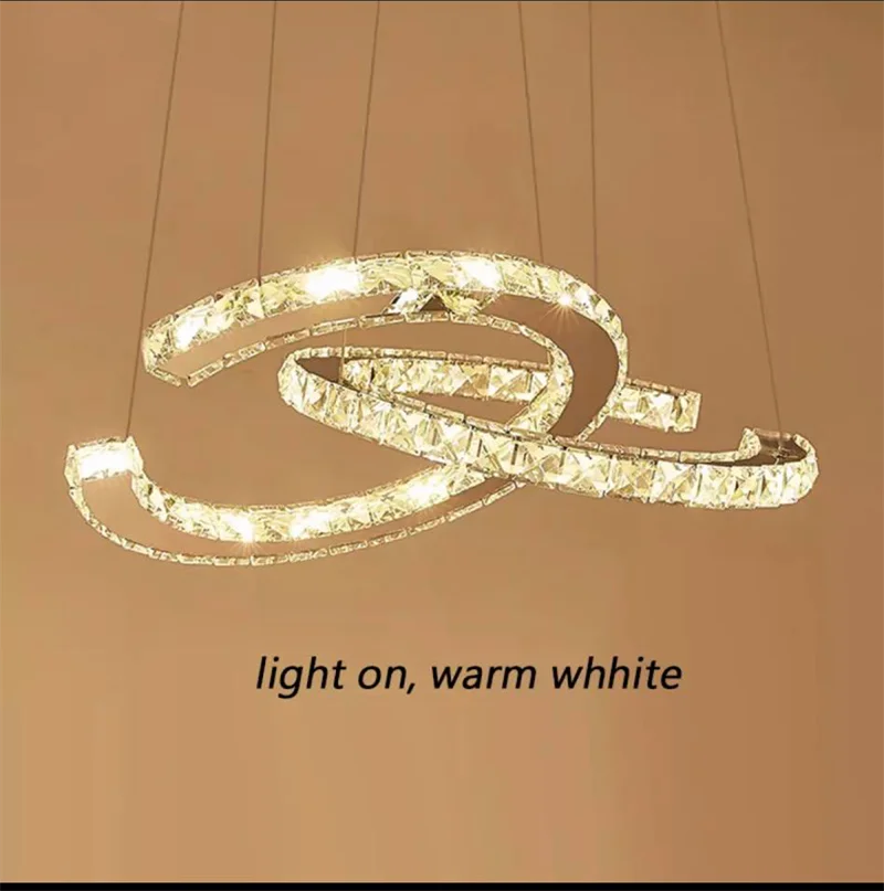 Crystal Chandeliers Luminaria Nordic Pendant Lamp Decorative Led Ceiling Lamps Hanging Light Fixture For Dining Room Bedroom