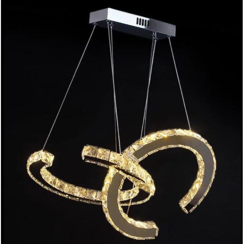 Crystal Chandeliers Luminaria Nordic Pendant Lamp Decorative Led Ceiling Lamps Hanging Light Fixture For Dining Room Bedroom