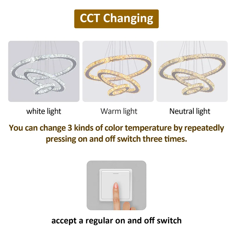 Crystal Chandeliers Luminaria Nordic Pendant Lamp Decorative Led Ceiling Lamps Hanging Light Fixture For Dining Room Bedroom