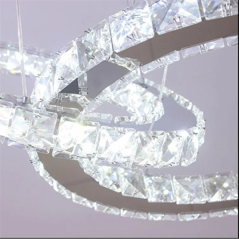 Crystal Chandeliers Luminaria Nordic Pendant Lamp Decorative Led Ceiling Lamps Hanging Light Fixture For Dining Room Bedroom