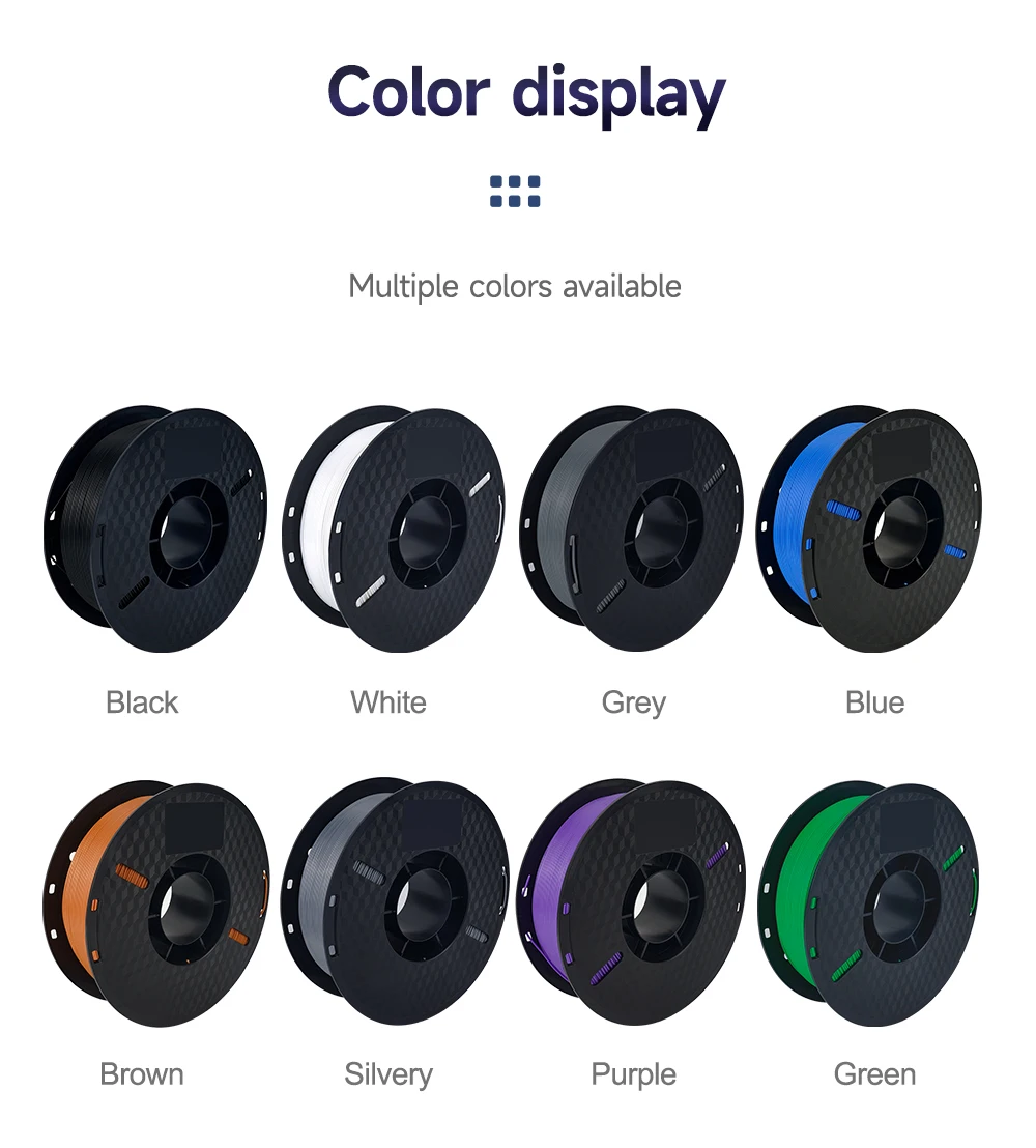 KINGROON 5KG Mix Colors PLA Filament 1kg 1 75mm For 3D Printer PLA Material for 3D Printing Filamento PLA 3D Printer Filament