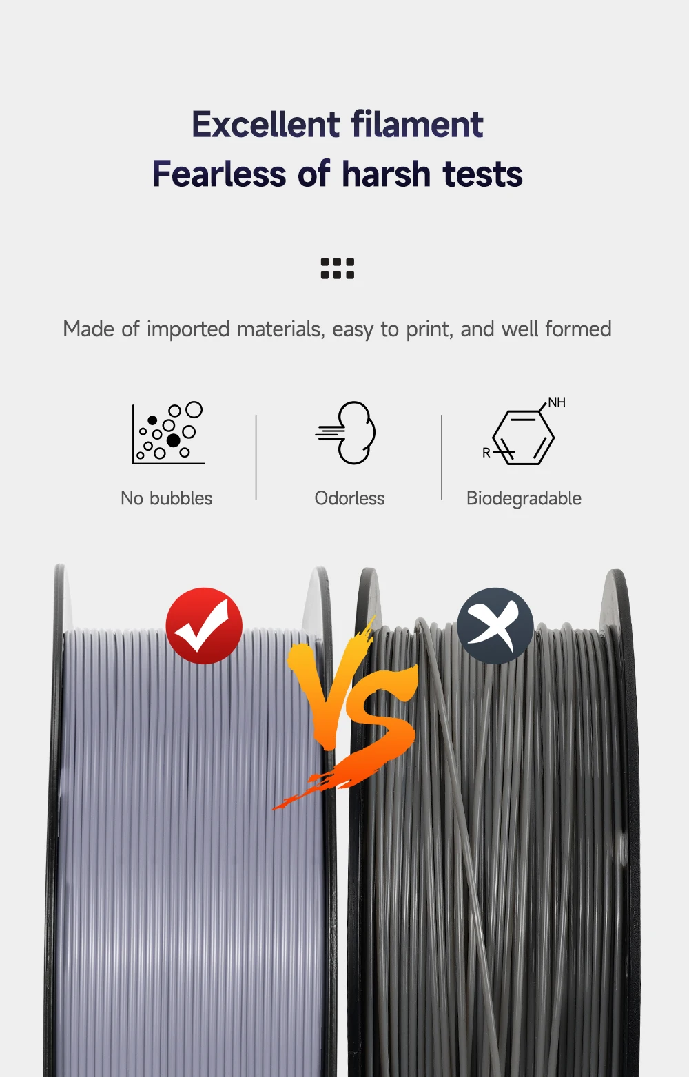 KINGROON 5KG Mix Colors PLA Filament 1kg 1 75mm For 3D Printer PLA Material for 3D Printing Filamento PLA 3D Printer Filament