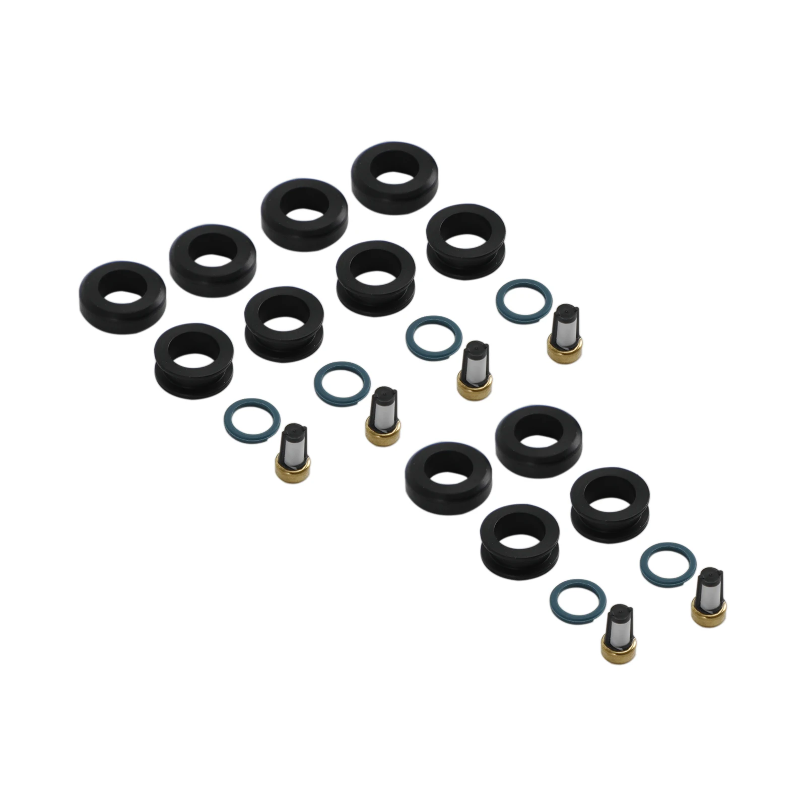 Areyourshop 6PCS Fuel Injectors Seal O-Ring Kit MD164888 Fit for Mitsubishi 3000GT INP-014 Car Accessories Part
