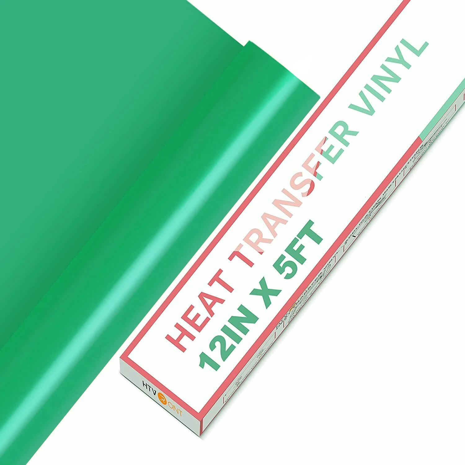HTVRONT 12"X 5ft/30x152cm PVC Elastic Heat Transfer Vinyl for T-shirt DIY Decoration Craft Iron on HTV Roll For Cricut Maker
