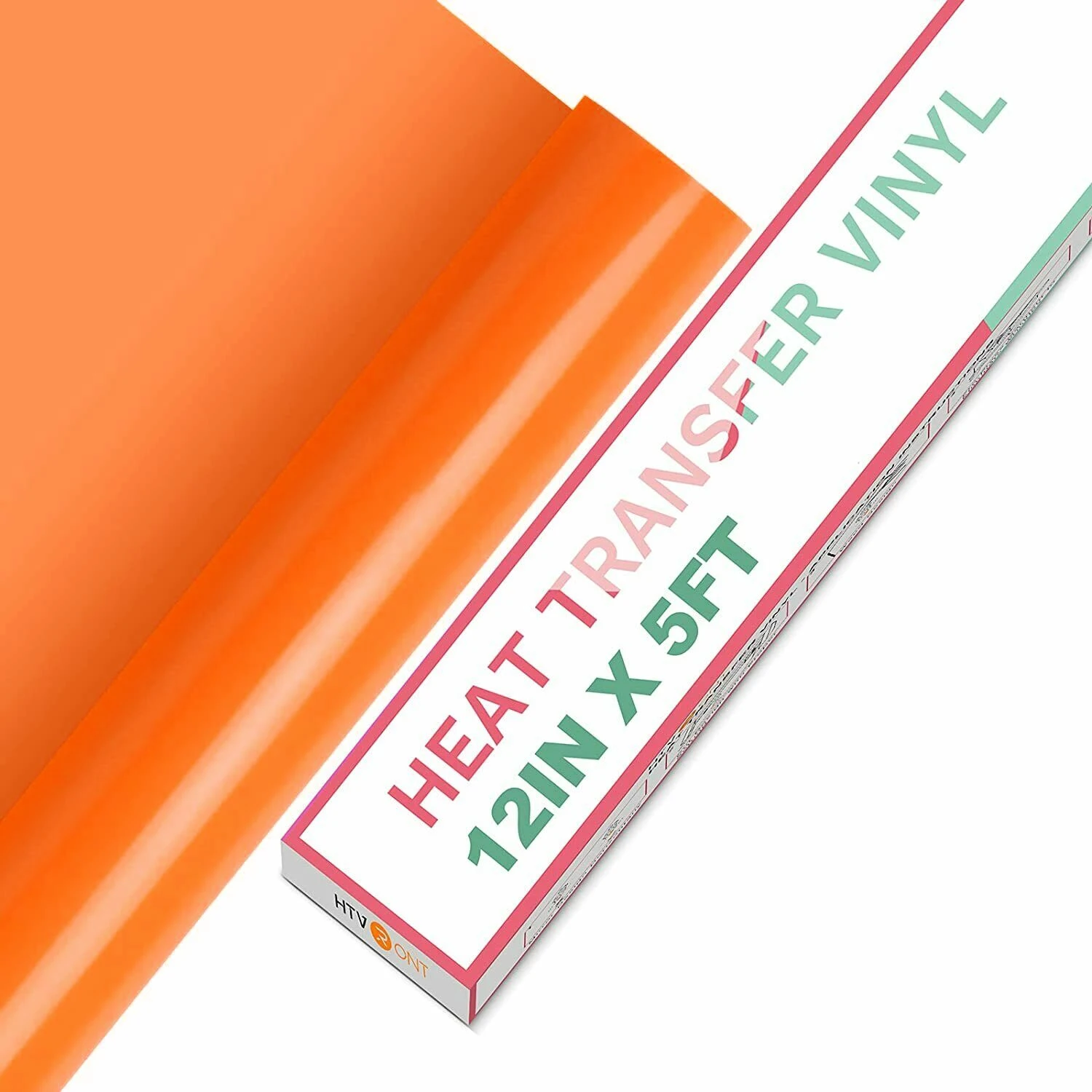 HTVRONT 12"X 5ft/30x152cm PVC Elastic Heat Transfer Vinyl for T-shirt DIY Decoration Craft Iron on HTV Roll For Cricut Maker