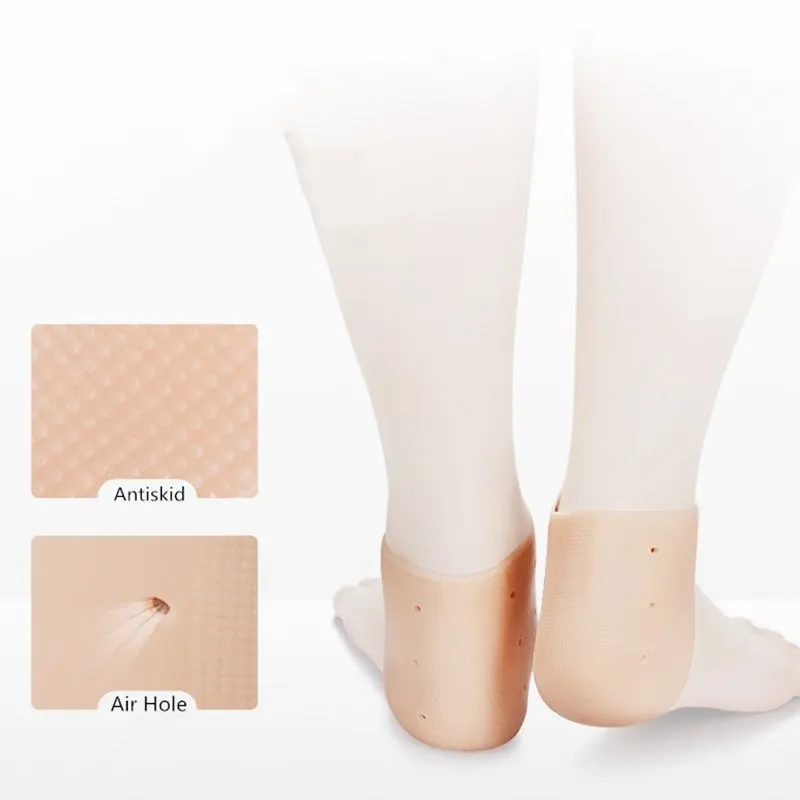 1Pair Heel Protector Protective Sleeve Heel Spur Pads for Relief Plantar Fasciitis Heel Pain Reduce Pressure on Heel