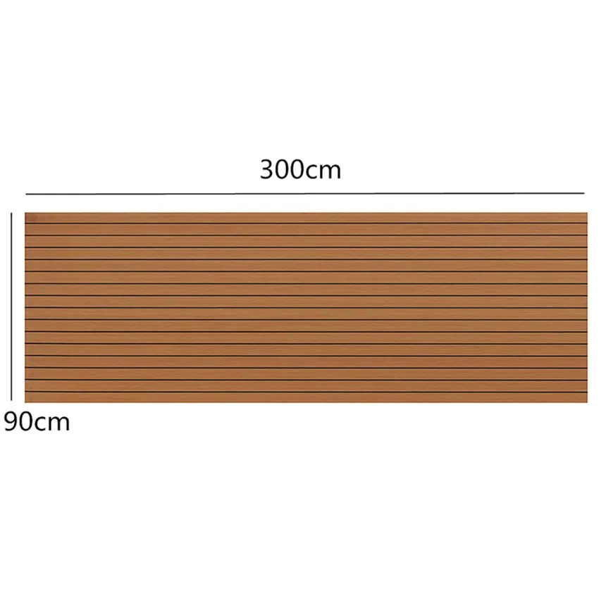 3000x900x6mm Boat Flooring Self Adhesive EVA Boat Yacht Marine Flooring Faux Teak Decking Sheet Pad Foam Floor Mat
