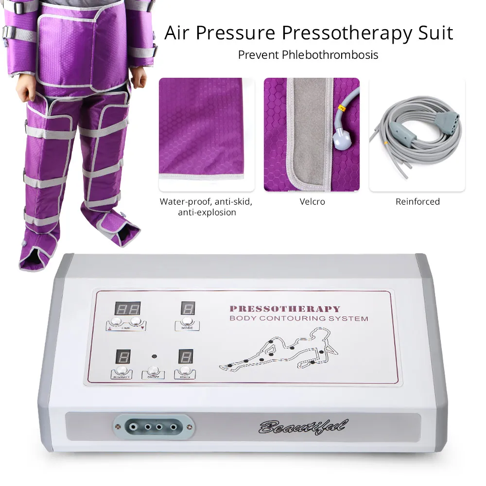 Air Pressure Slimming Suit Weight Loss Pressotherapy Sauna Suit Lymphatic Drainage Body Massage