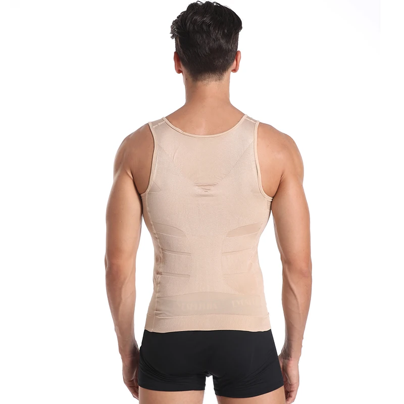Men Slimming Body Shaper Abdomen Belly Control Shapewear Vest Modeling Underwear Waist Trainer Cincher Corrective Posture Corset