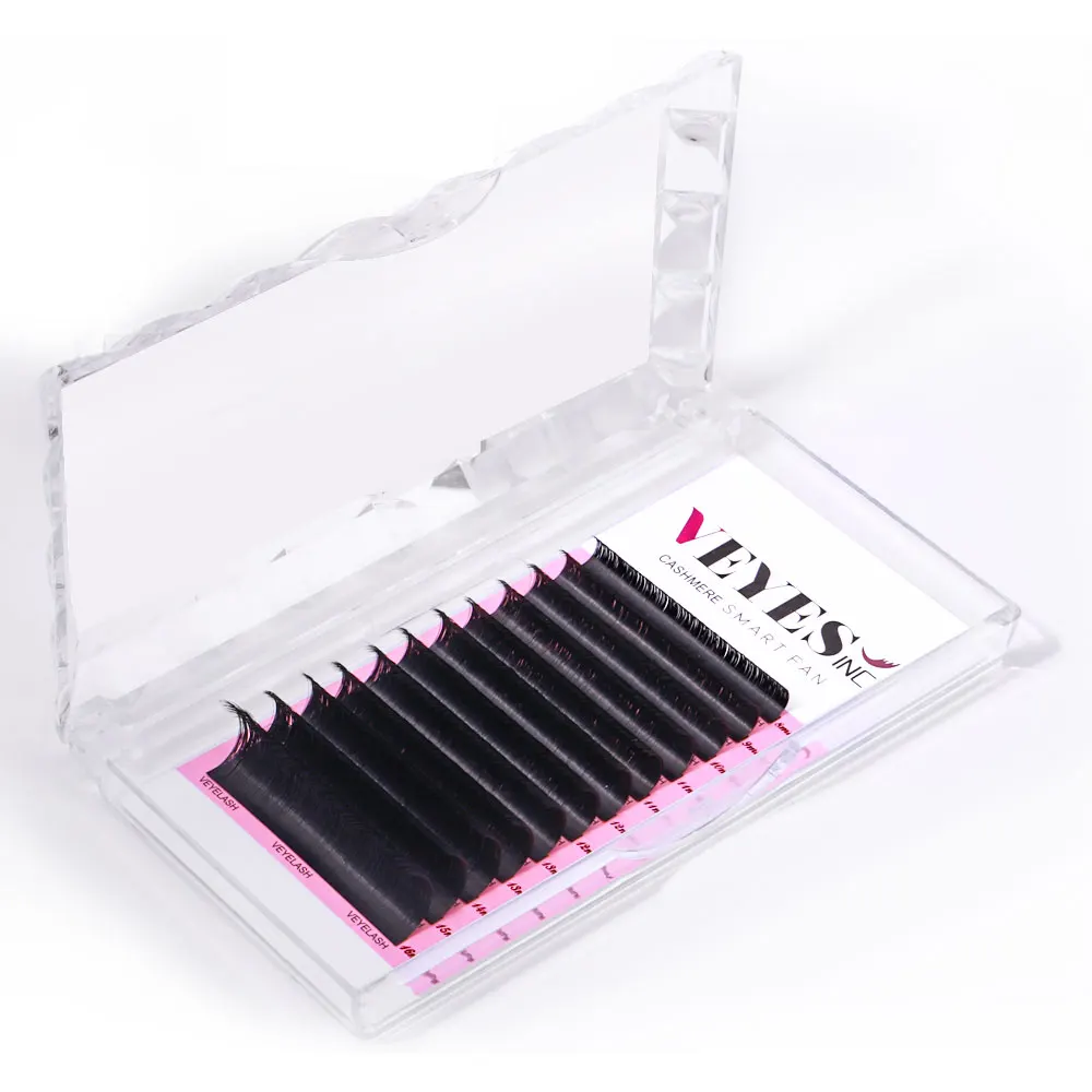 VEYESINC Cashmere Lashes Smart Easy Fanning Eyelash Extensions Veyelash Fast Bloom Austomatic Flowering Natural Russian Volume