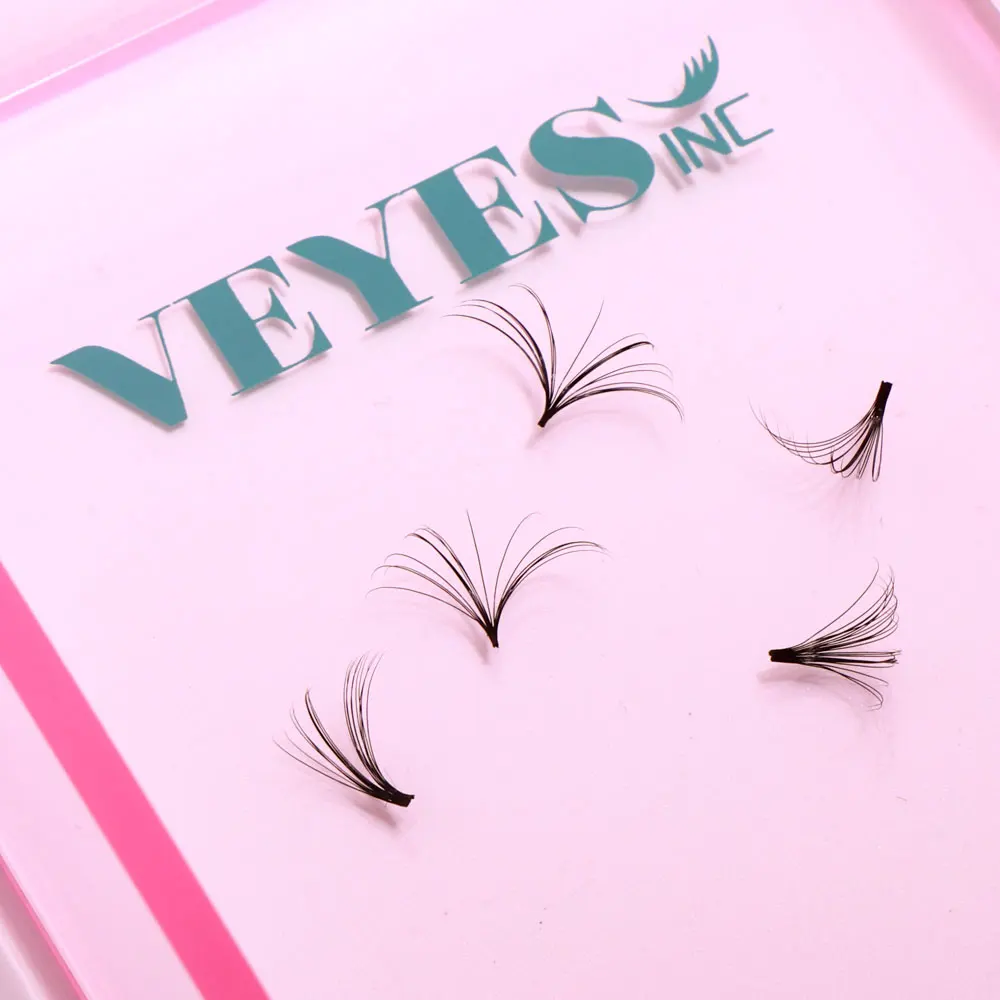VEYESINC Cashmere Lashes Smart Easy Fanning Eyelash Extensions Veyelash Fast Bloom Austomatic Flowering Natural Russian Volume