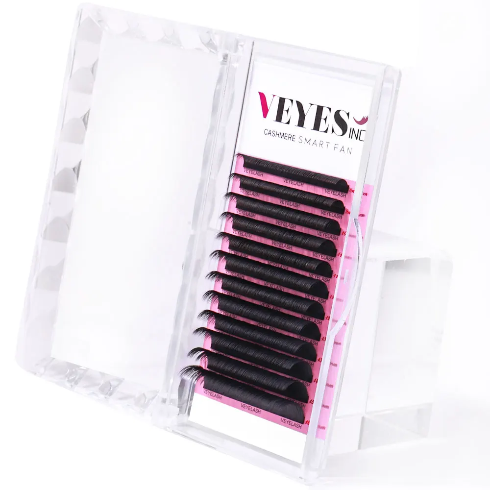 VEYESINC Cashmere Lashes Smart Easy Fanning Eyelash Extensions Veyelash Fast Bloom Austomatic Flowering Natural Russian Volume