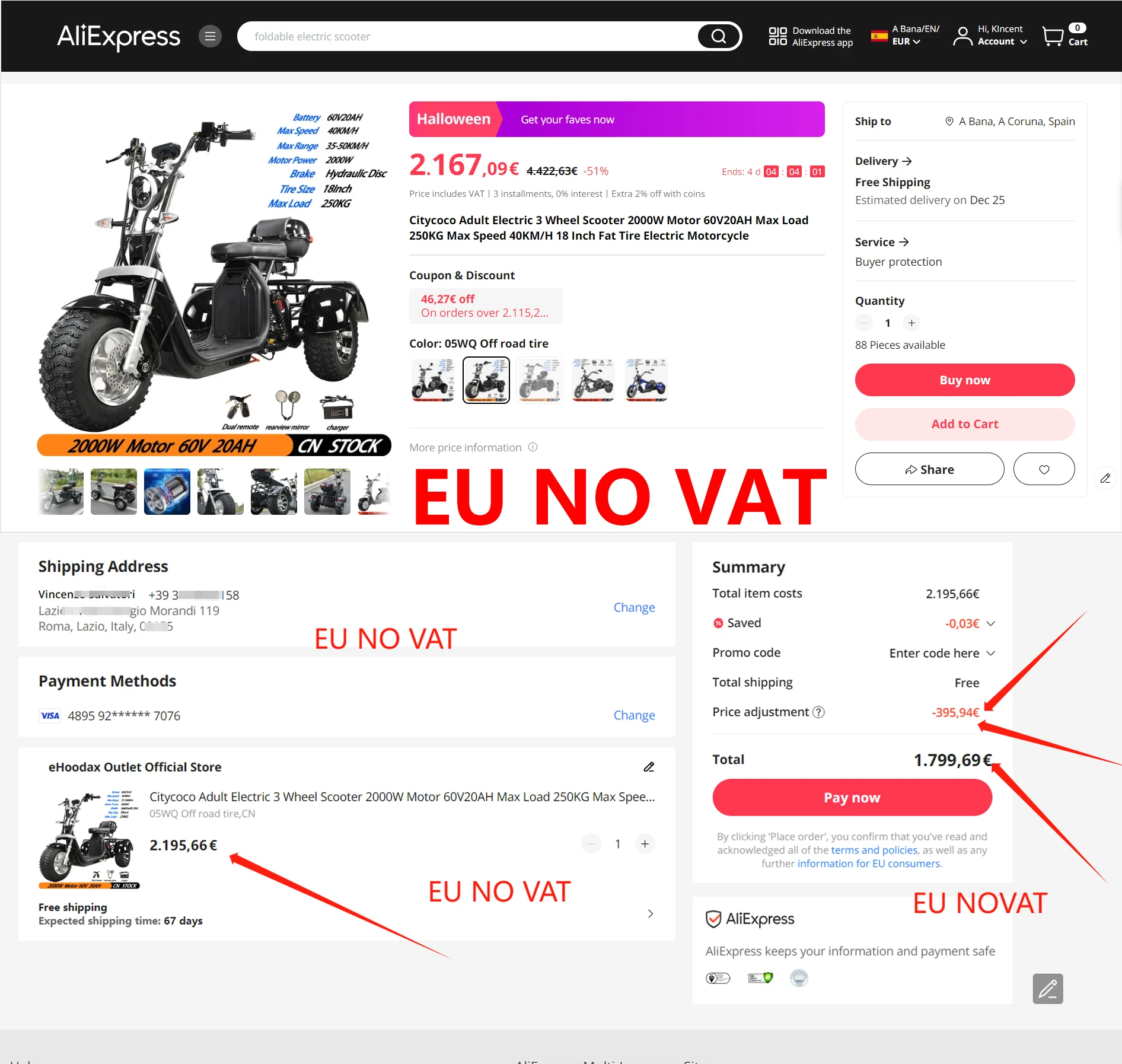 Adult Electric Motorcycle 3000W Motor Max Speed 70 KM/H 18 Inch Fat Tire 60V30AH Mileage 60-80KM 2 Wheel E Scooter