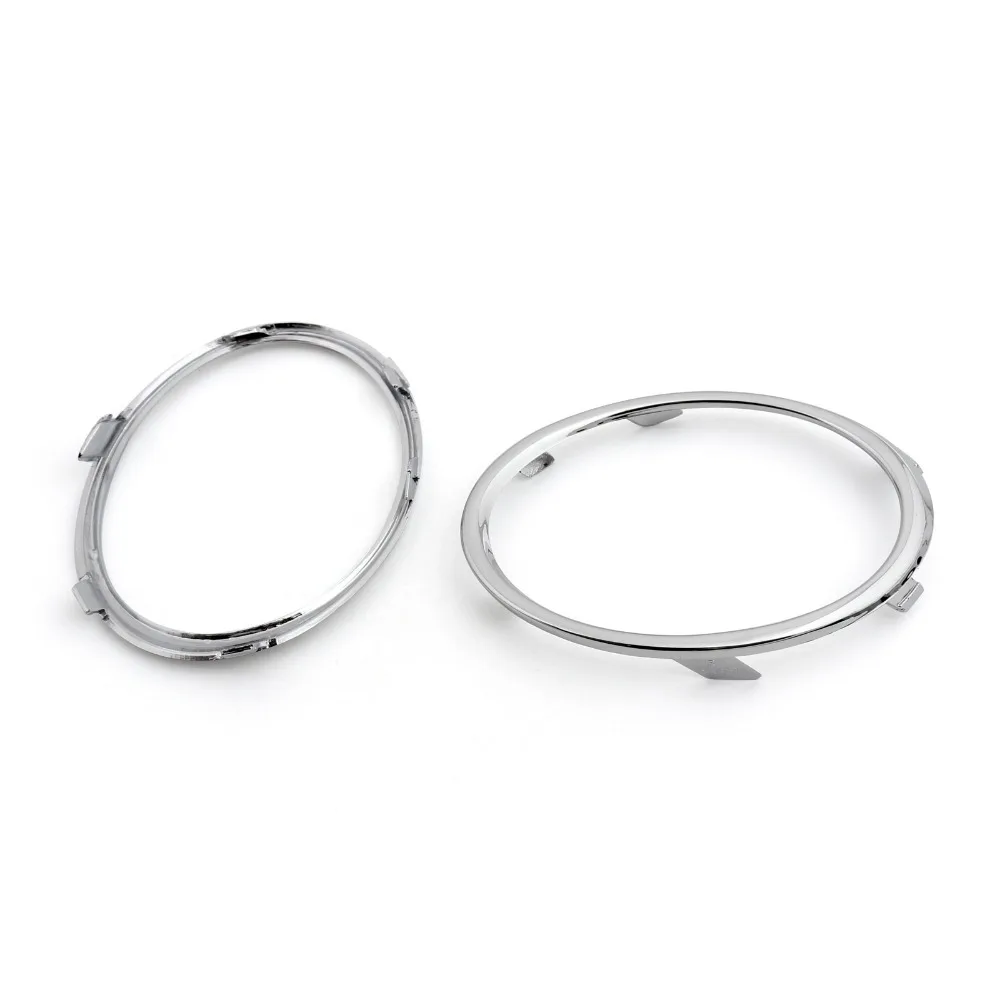 Areyourshop 1 Pair Chrome Front Fog Lamp Light Cover Trim Decorate Frame for Audi B8 A4 2009 2010 2011 2012 Car Accessories