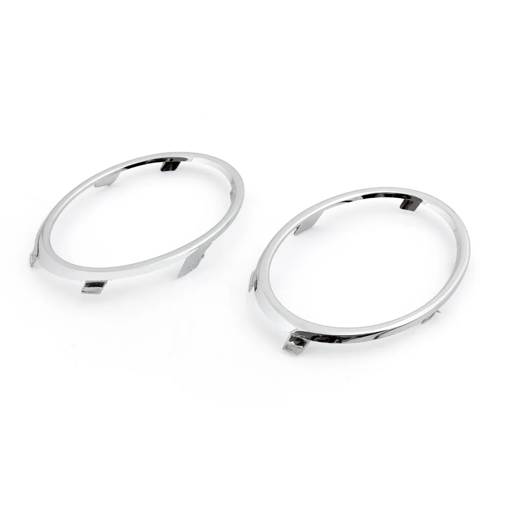 Areyourshop 1 Pair Chrome Front Fog Lamp Light Cover Trim Decorate Frame for Audi B8 A4 2009 2010 2011 2012 Car Accessories