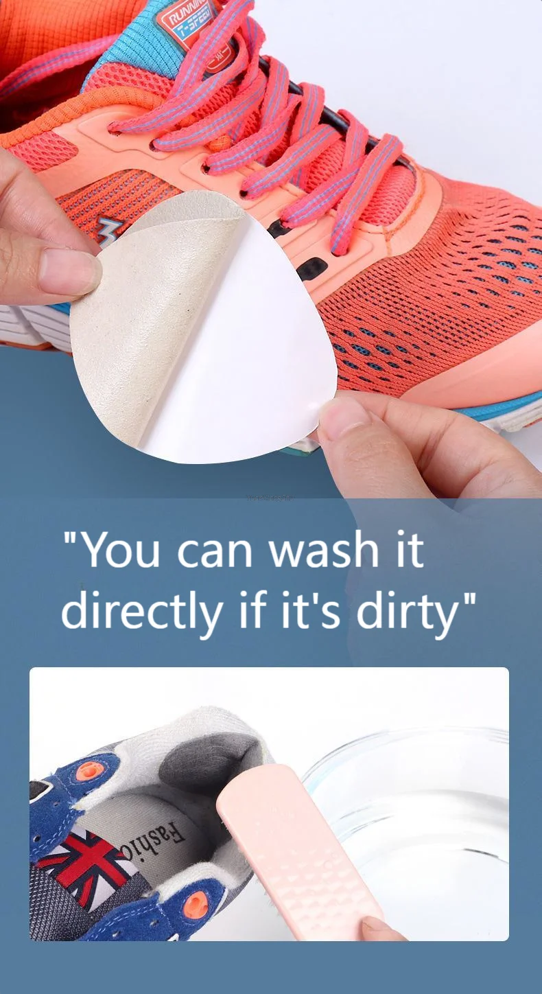 Shoe Patch Vamp Repair Sticker Subsidy Sticky Shoes Insoles Heel Protector heel hole repair Lined Anti-Wear Heel Foot Care Tool