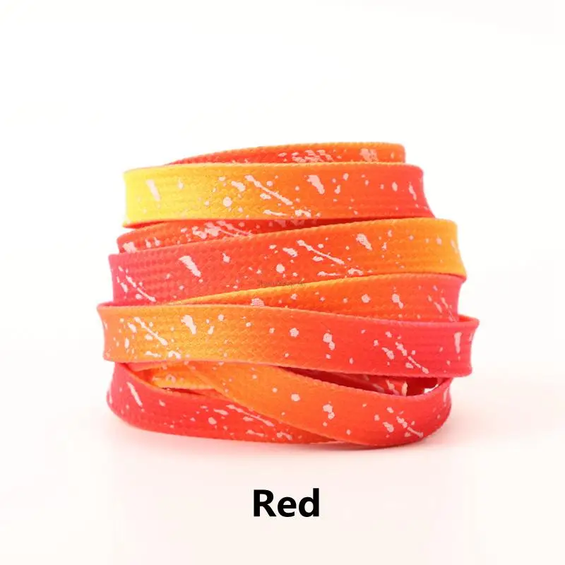 Luminous Shoe laces Glowing Fluorescent Shoelaces for Sneakers Flat Laces Shoes Gradient Shoelace 120/140/160CM Shoestrings