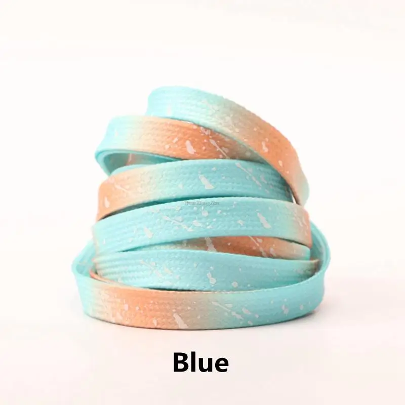Luminous Shoe laces Glowing Fluorescent Shoelaces for Sneakers Flat Laces Shoes Gradient Shoelace 120/140/160CM Shoestrings
