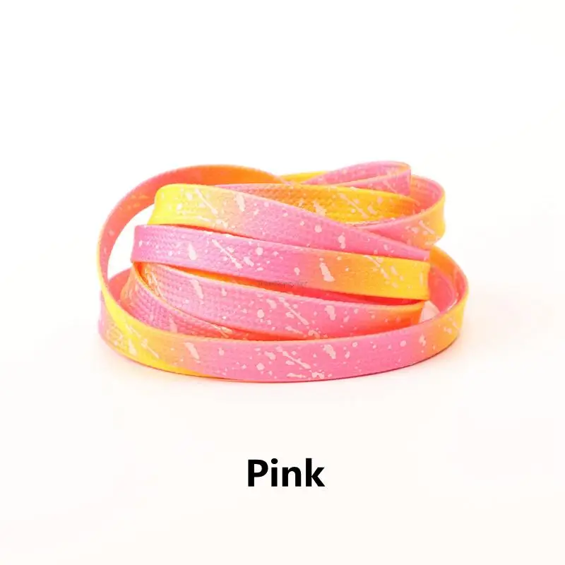 Luminous Shoe laces Glowing Fluorescent Shoelaces for Sneakers Flat Laces Shoes Gradient Shoelace 120/140/160CM Shoestrings