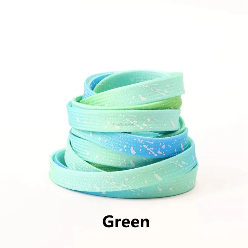 Luminous Shoe laces Glowing Fluorescent Shoelaces for Sneakers Flat Laces Shoes Gradient Shoelace 120/140/160CM Shoestrings