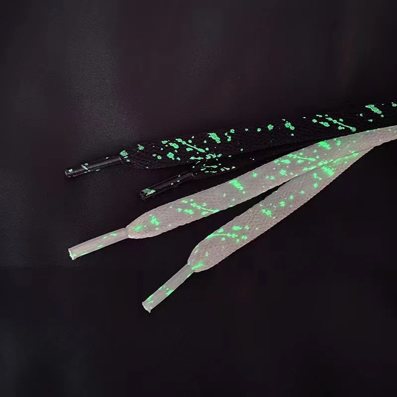Luminous Shoe laces Glowing Fluorescent Shoelaces for Sneakers Flat Laces Shoes Gradient Shoelace 120/140/160CM Shoestrings