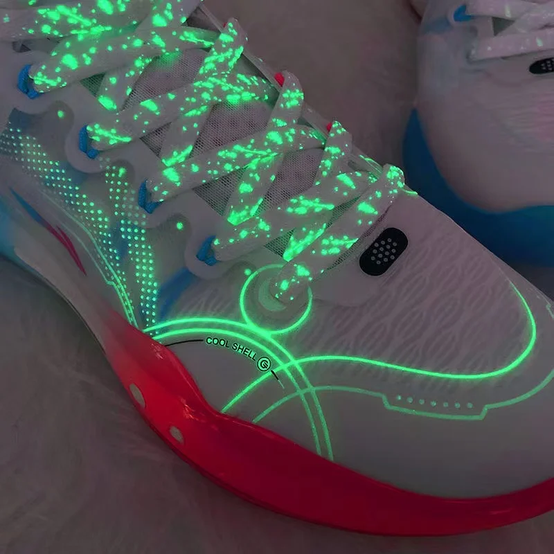 Luminous Shoe laces Glowing Fluorescent Shoelaces for Sneakers Flat Laces Shoes Gradient Shoelace 120/140/160CM Shoestrings